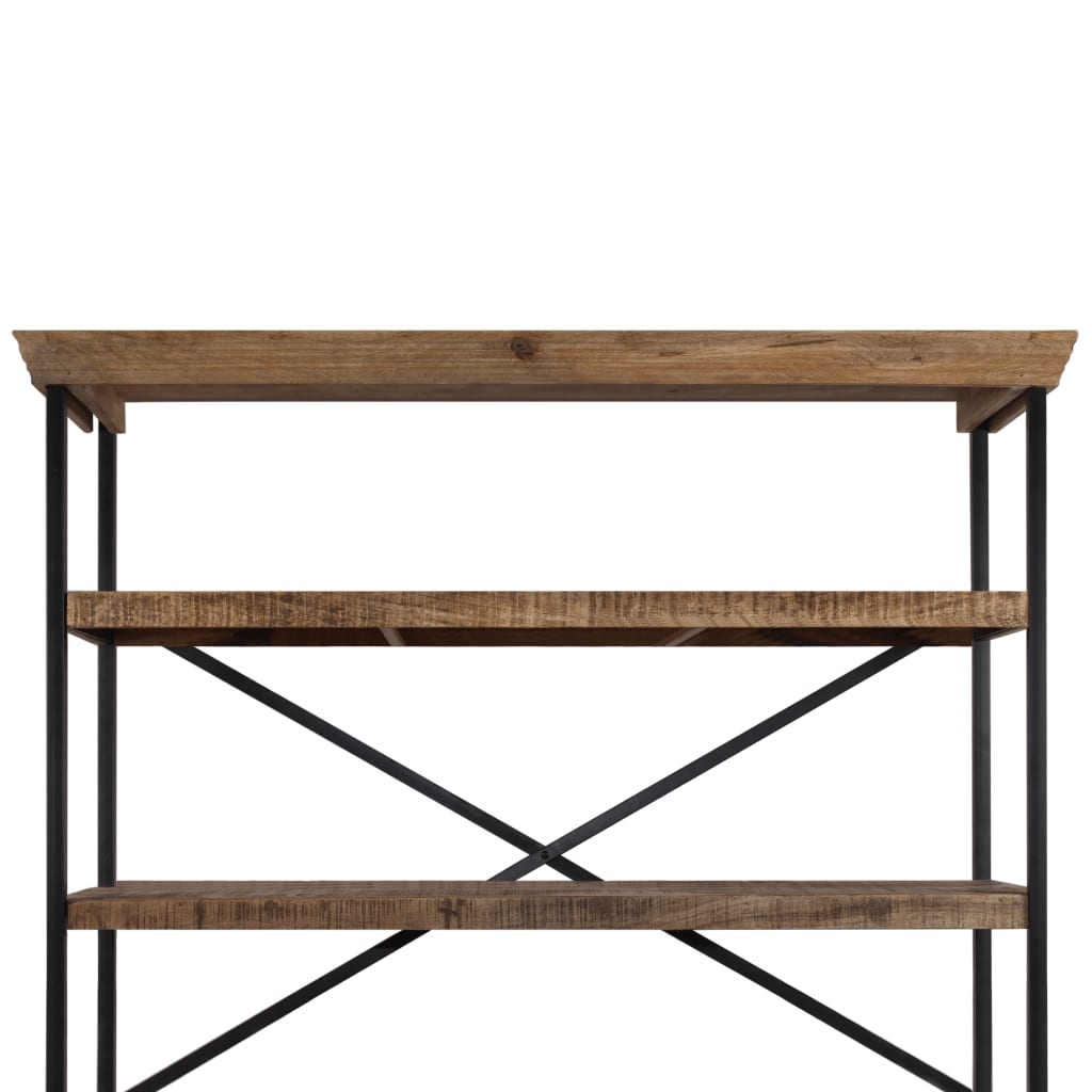 Senkki hyllyillä mangopuu 120x35x200 cm - Sisustajankoti.fi
