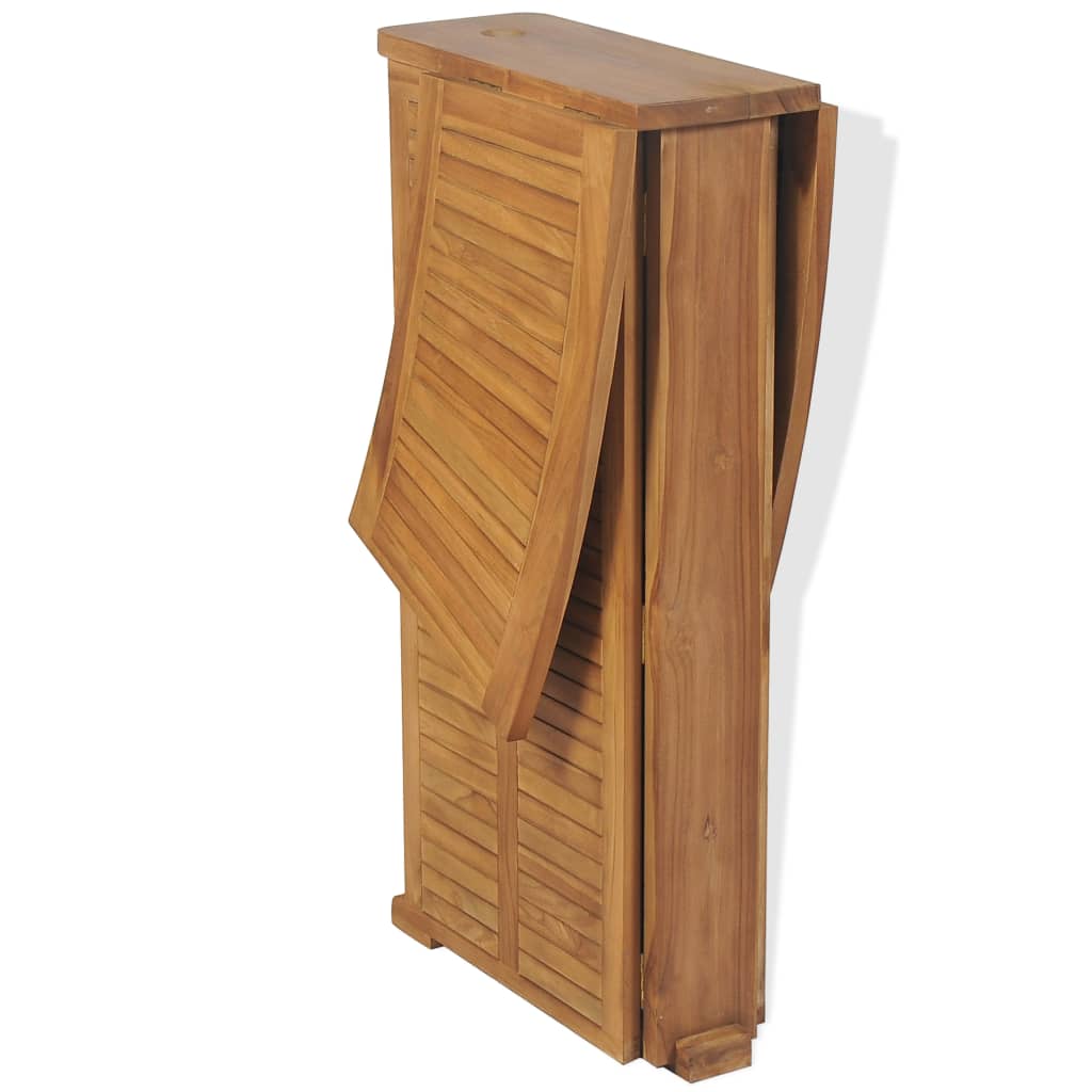 Kokoontaitettava baaripöytä 155x53x105 cm tiikki - Sisustajankoti.fi