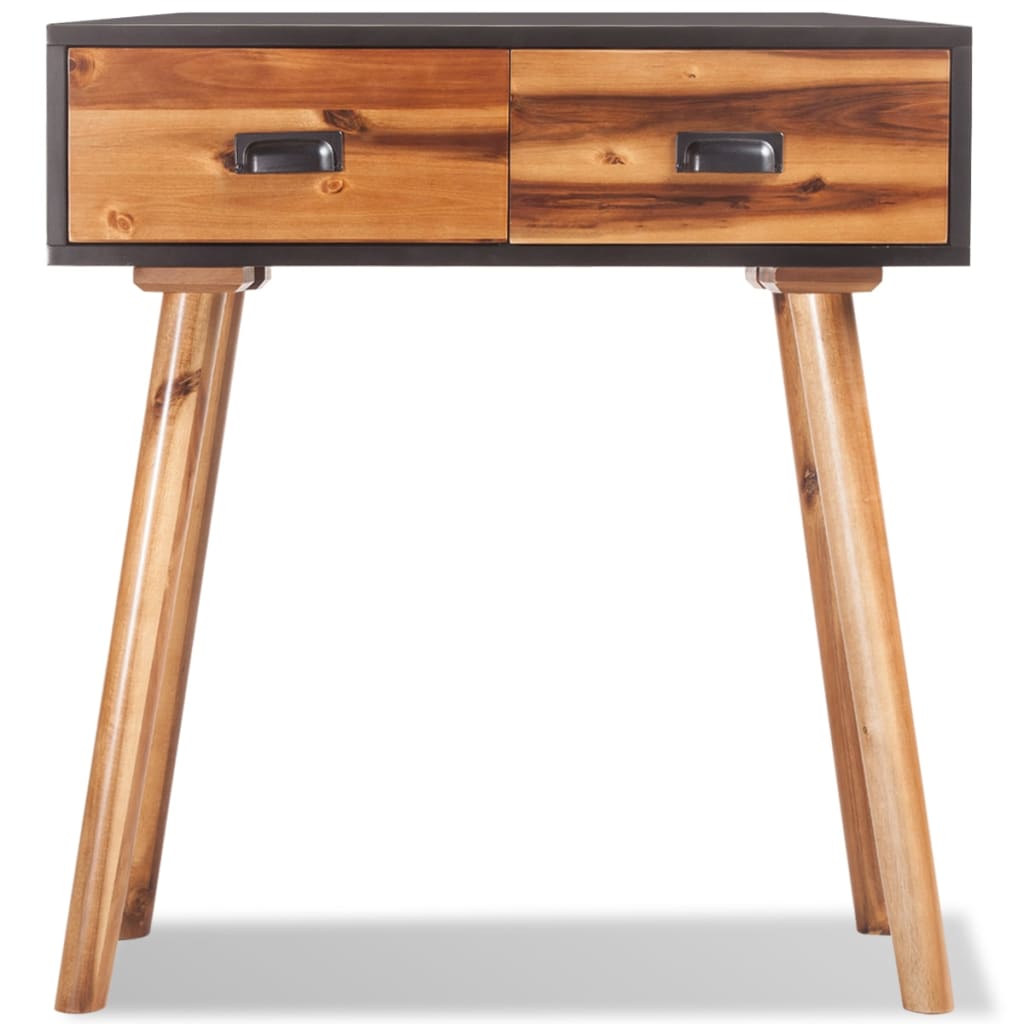 Konsolipöytä kiinteä akaasiapuu 70x30x75 cm - Sisustajankoti.fi