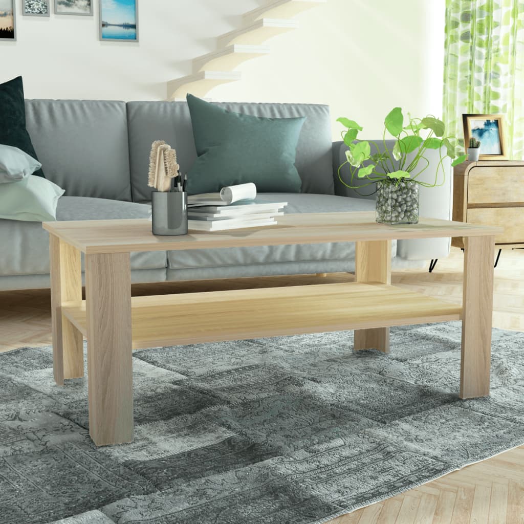 Sohvapöytä 100x59x42 cm tammen värinen - Sisustajankoti.fi