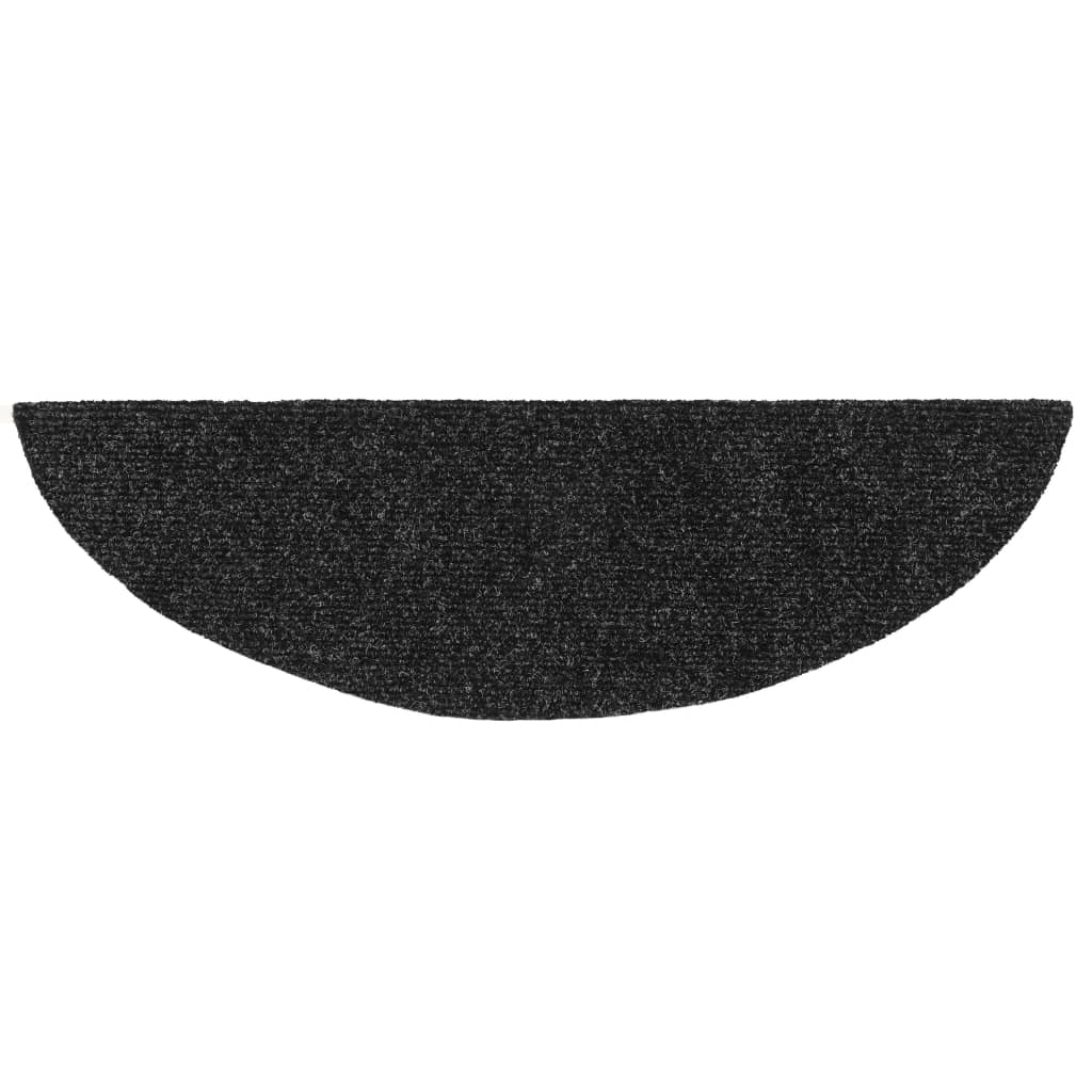 Itsekiinnittyvät porrasmatot 15kpl neulahuopa 54x16x4cm harmaa - Sisustajankoti.fi