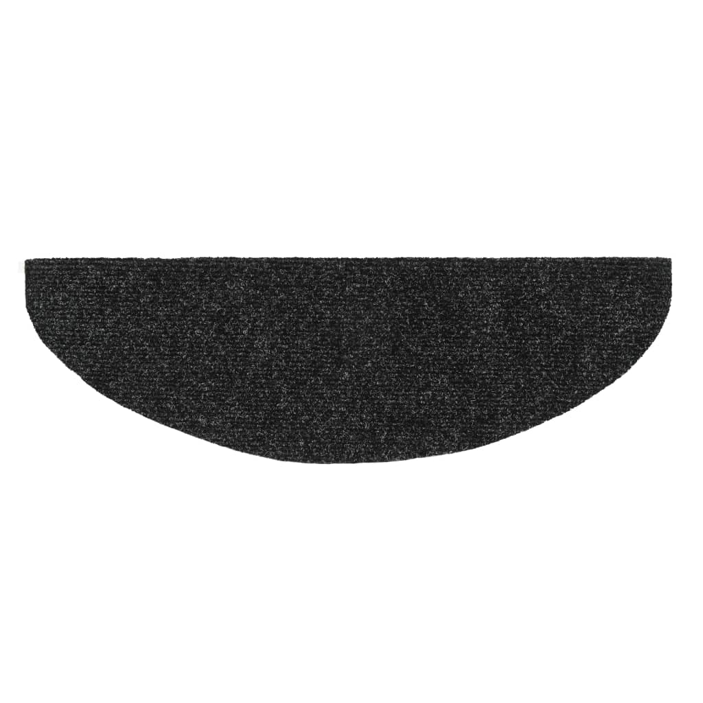 Itsekiinnittyvät porrasmatot 15 kpl neulahuopa 65x21x4cm harmaa - Sisustajankoti.fi