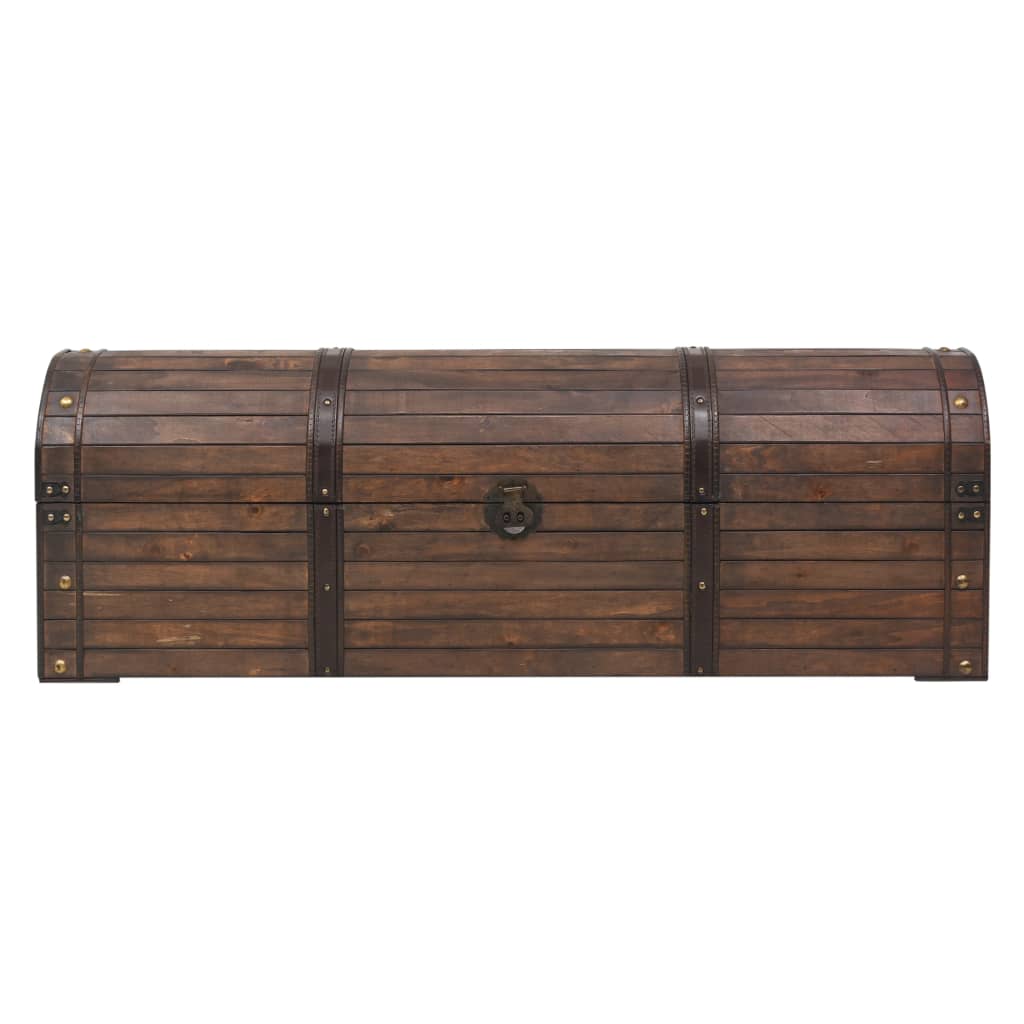 Säilytysarkku massiivipuu vintagetyyli 120x30x40 cm - Sisustajankoti.fi