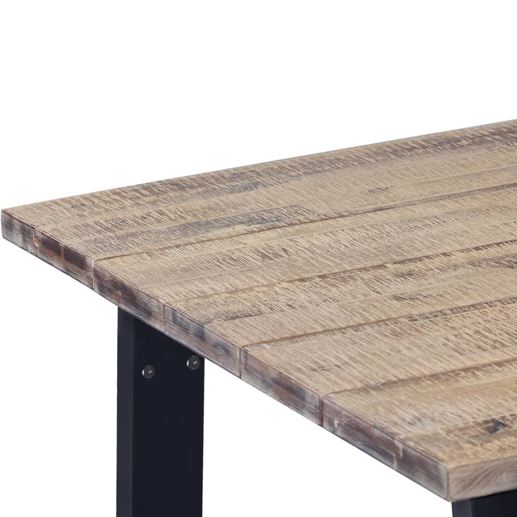 Ruokapöytä kiinteä akaasiapuu 170x90 cm - Sisustajankoti.fi