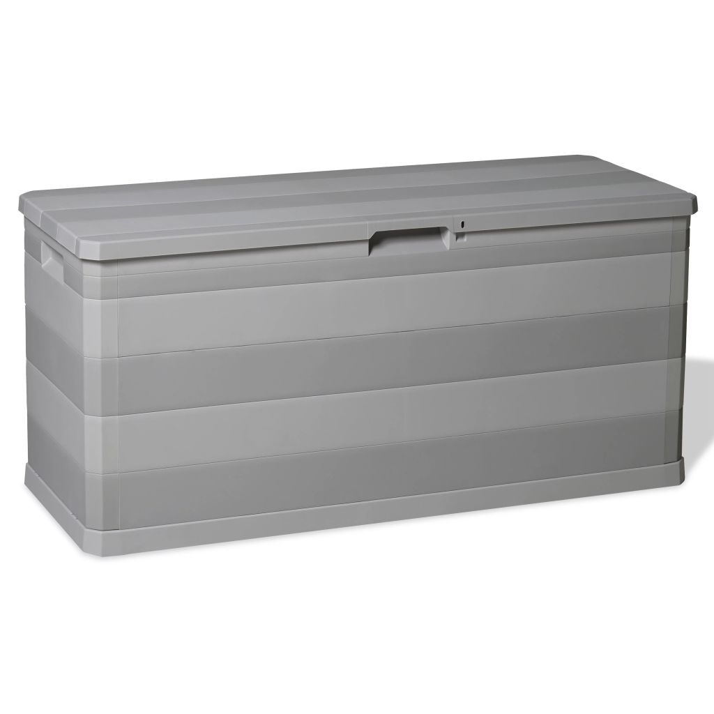 Puutarhan Varastoarkku harmaa 117x45x56 cm - Sisustajankoti.fi