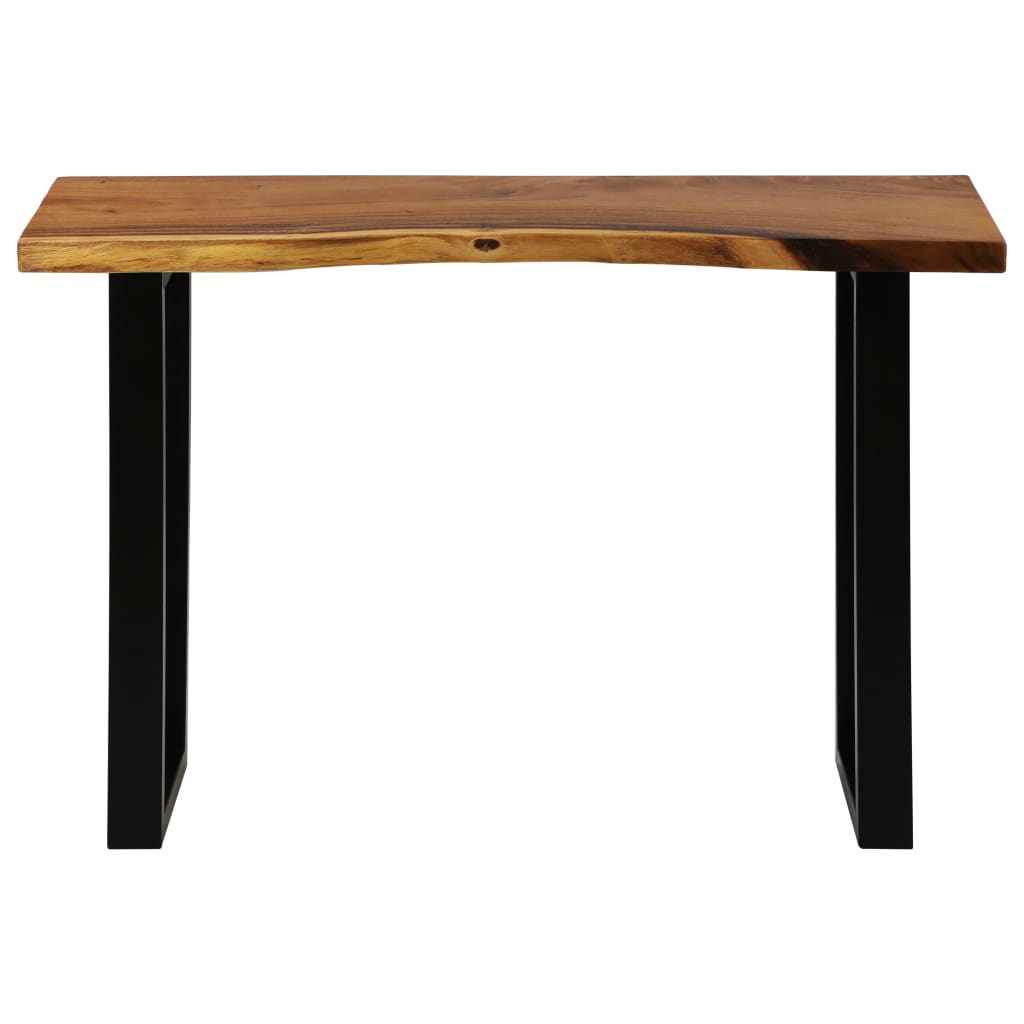 Konsolipöytä kiinteä sadepuu 110x35x75 cm - Sisustajankoti.fi