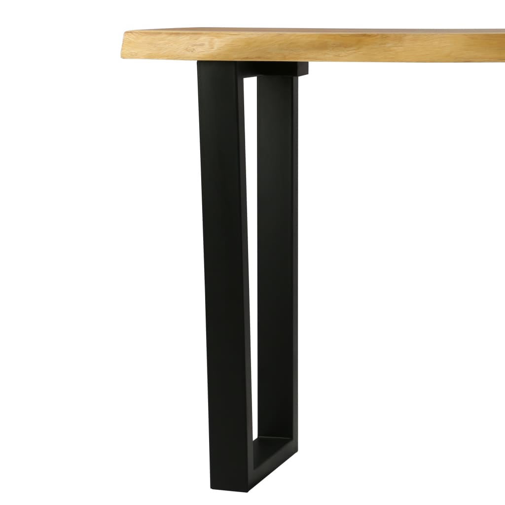 Konsolipöytä kiinteä sadepuu 110x35x75 cm - Sisustajankoti.fi