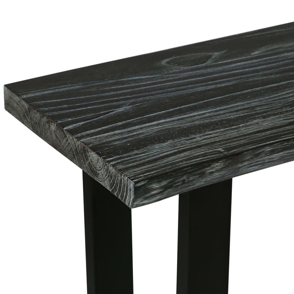 Konsolipöytä mindipuu 110x35x75 cm harmaa - Sisustajankoti.fi