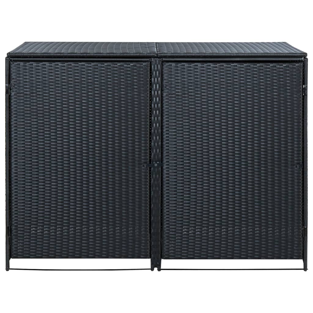 Tupla roska-astiavaja Polyrottinki Musta 148x80x111 cm - Sisustajankoti.fi