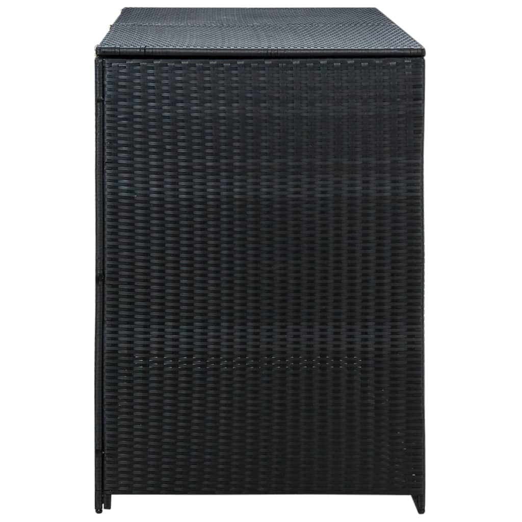 Tupla roska-astiavaja Polyrottinki Musta 148x80x111 cm - Sisustajankoti.fi