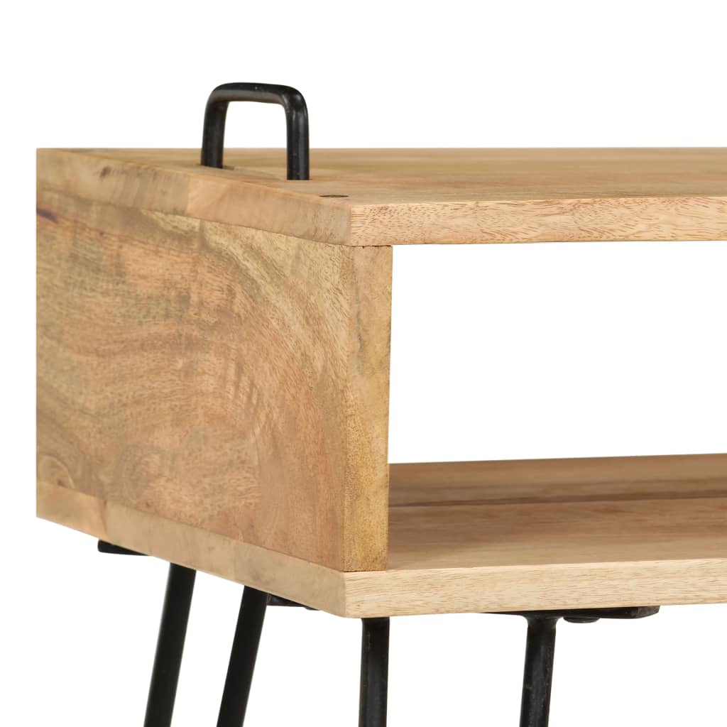 Kahvipöytä mangopuu 100x60x45 cm - Sisustajankoti.fi