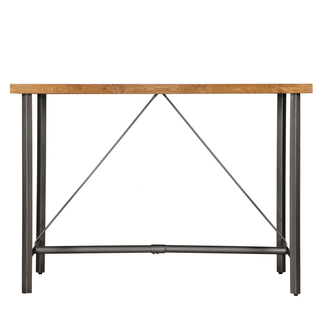 Baaripöytä kierrätetty tiikki 150x70x106 cm - Sisustajankoti.fi