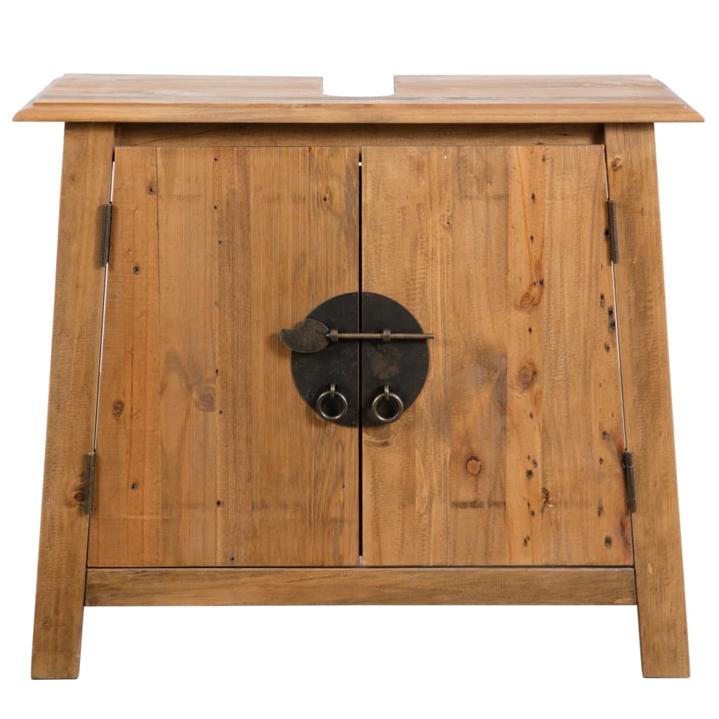 Kylpyhuoneen allaskaappi kierrätetty mänty 70x32x63 cm - Sisustajankoti.fi