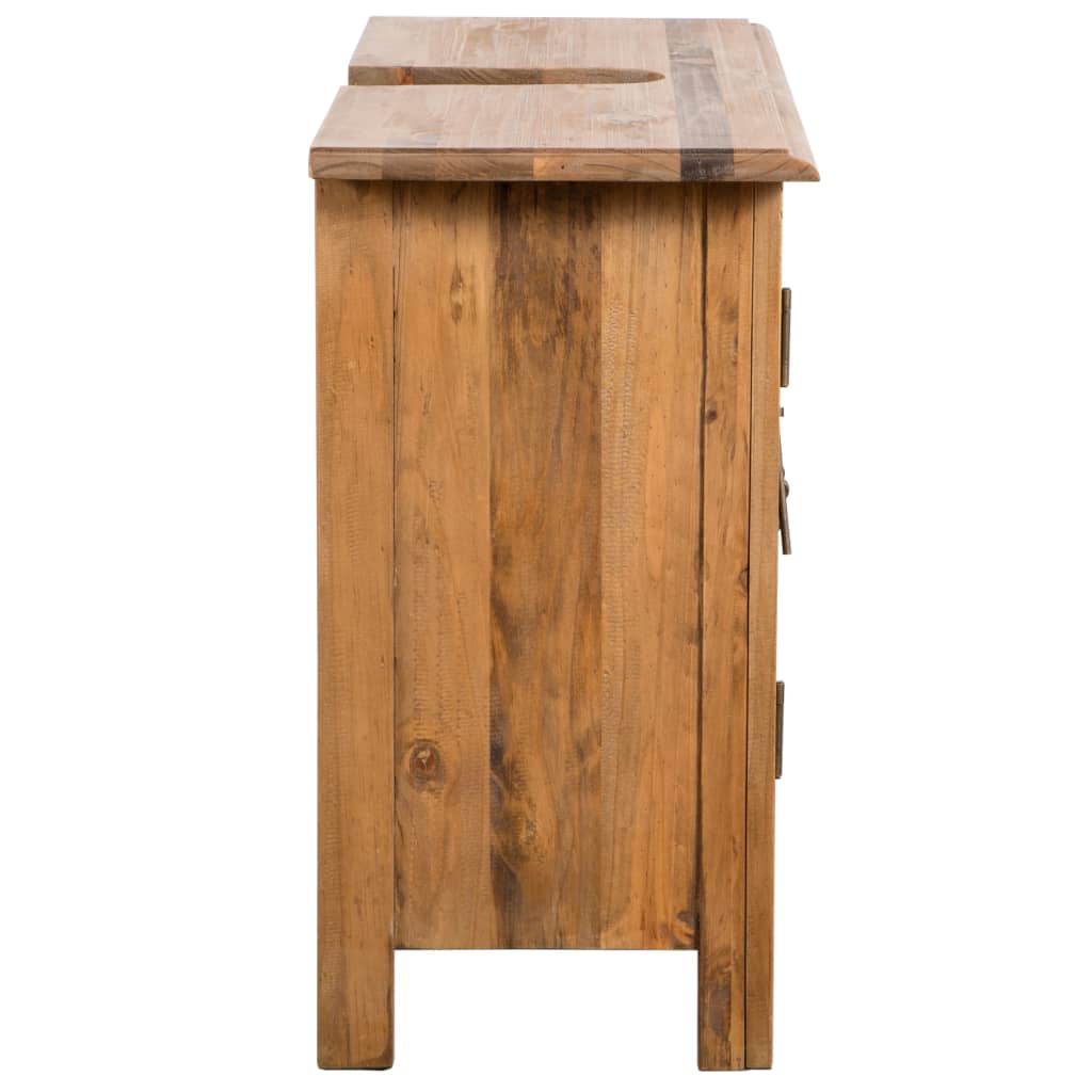 Kylpyhuoneen allaskaappi kierrätetty mänty 70x32x63 cm - Sisustajankoti.fi