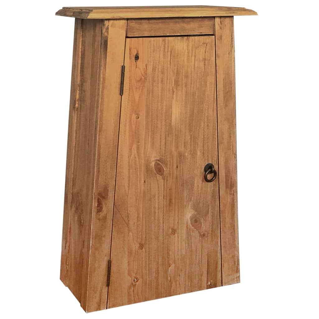 Kylpyhuoneen seinäkaappi kierrätetty mänty 42x23x70 cm - Sisustajankoti.fi