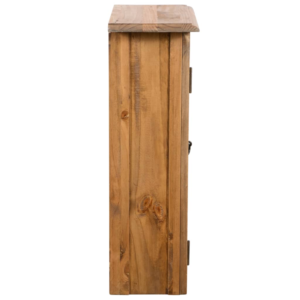 Kylpyhuoneen seinäkaappi kierrätetty mänty 42x23x70 cm - Sisustajankoti.fi