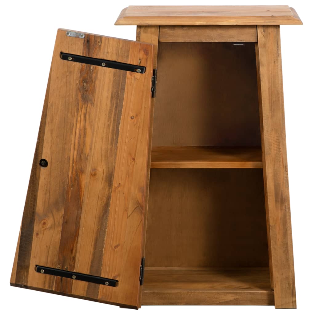 Kylpyhuoneen seinäkaappi kierrätetty mänty 42x23x70 cm - Sisustajankoti.fi