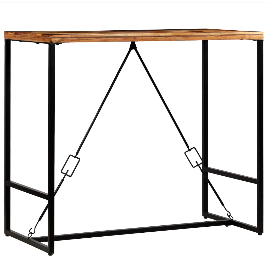 Baaripöytä kierrätetty puu 120x60x106 cm - Sisustajankoti.fi