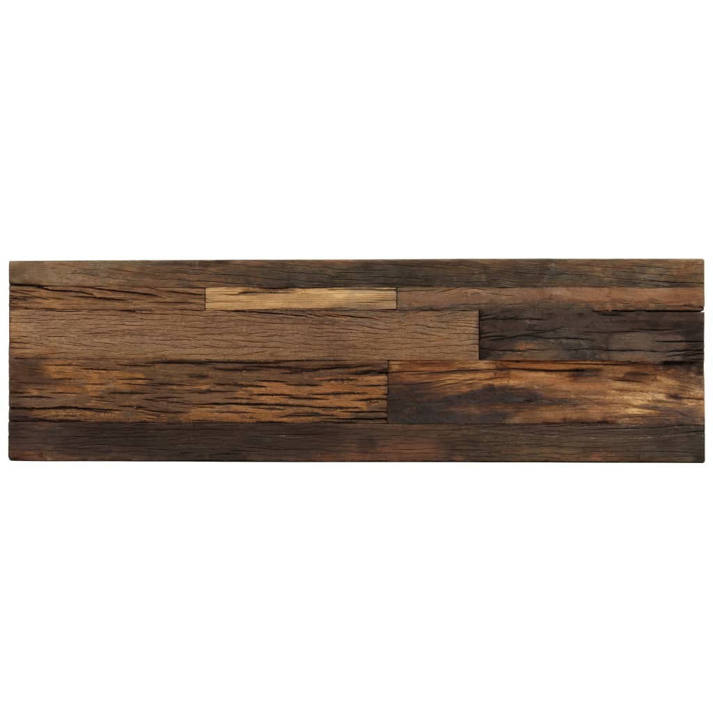 Sivupöytä kierrätetty puu ja teräs 120x35x76 cm - Sisustajankoti.fi