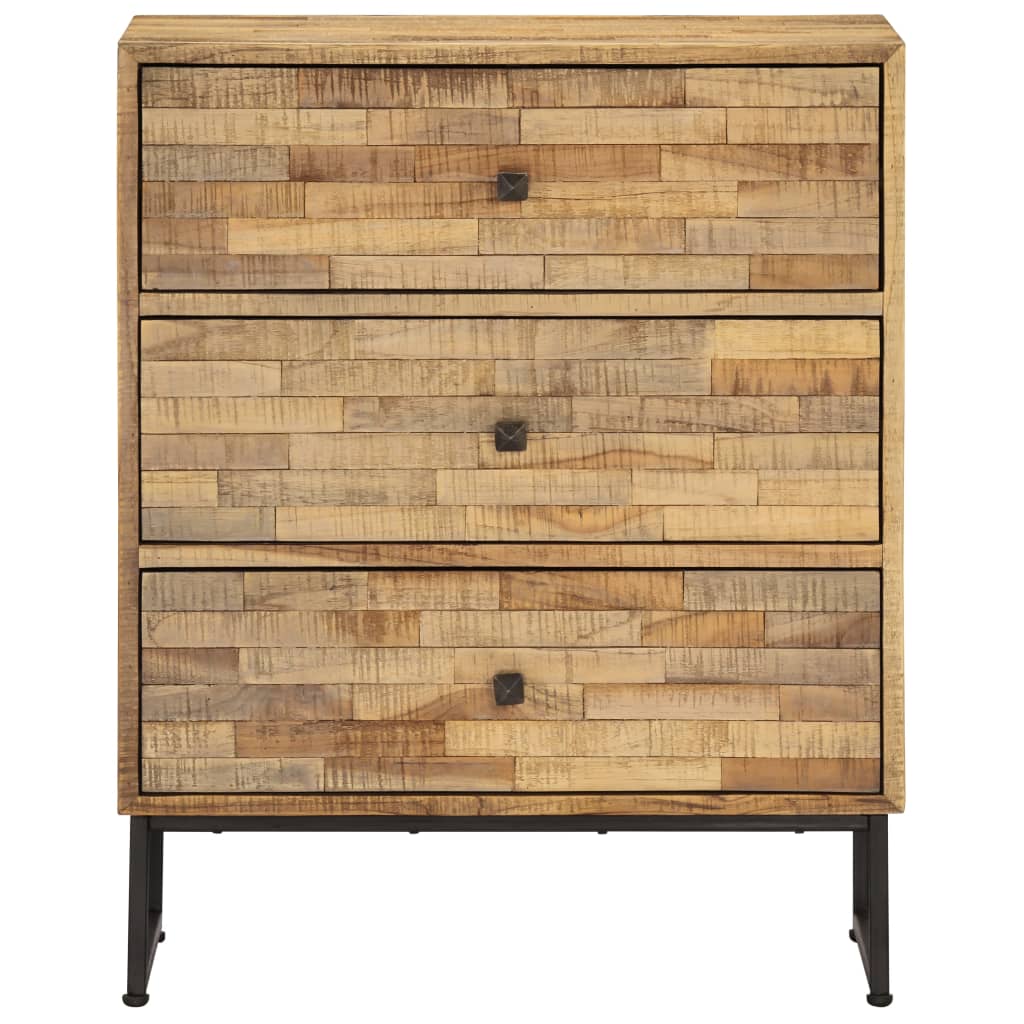 Senkki kierrätetty tiikkipuu 60x30x75 cm - Sisustajankoti.fi