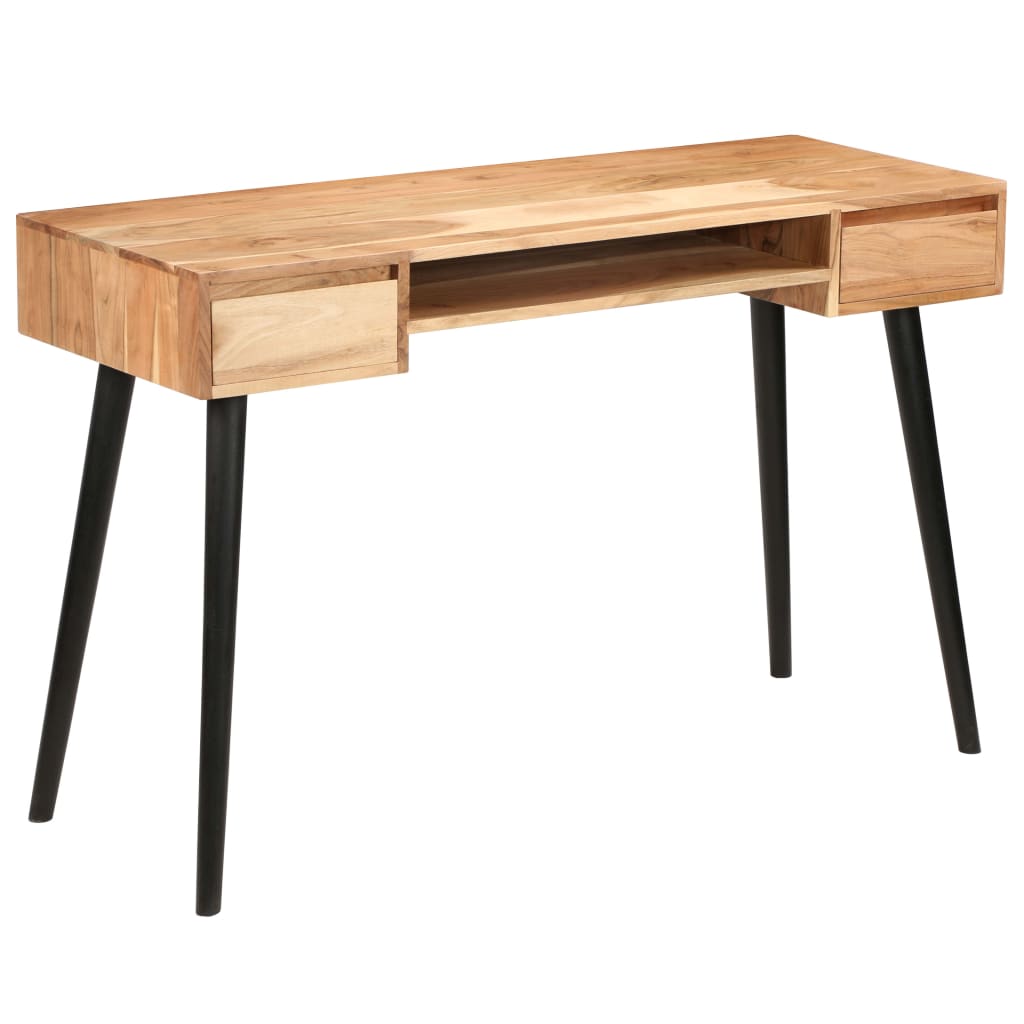 Kirjoituspöytä kiinteä akaasiapuu 118x45x76 cm - Sisustajankoti.fi