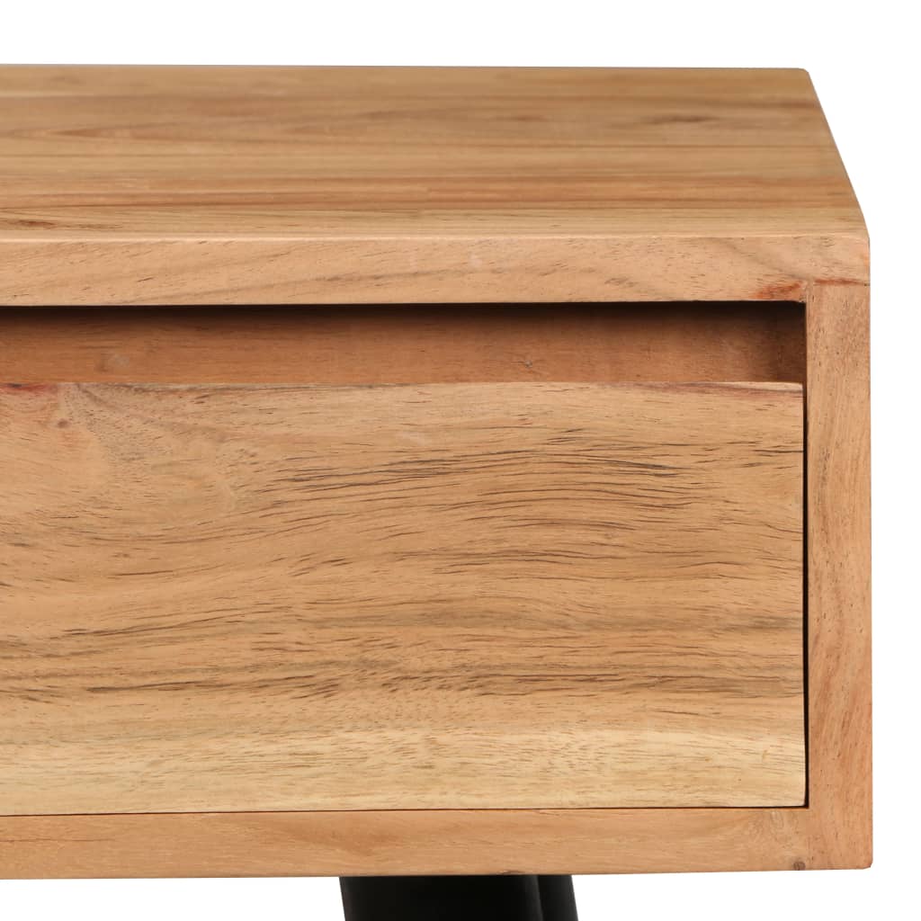Kirjoituspöytä kiinteä akaasiapuu 118x45x76 cm - Sisustajankoti.fi
