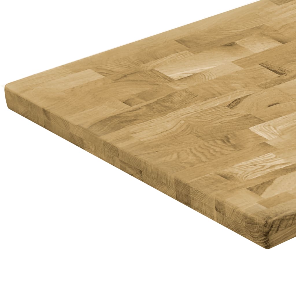 Pöytälevy kiinteä tammipuu suorakaide 44 mm 120x60 cm - Sisustajankoti.fi