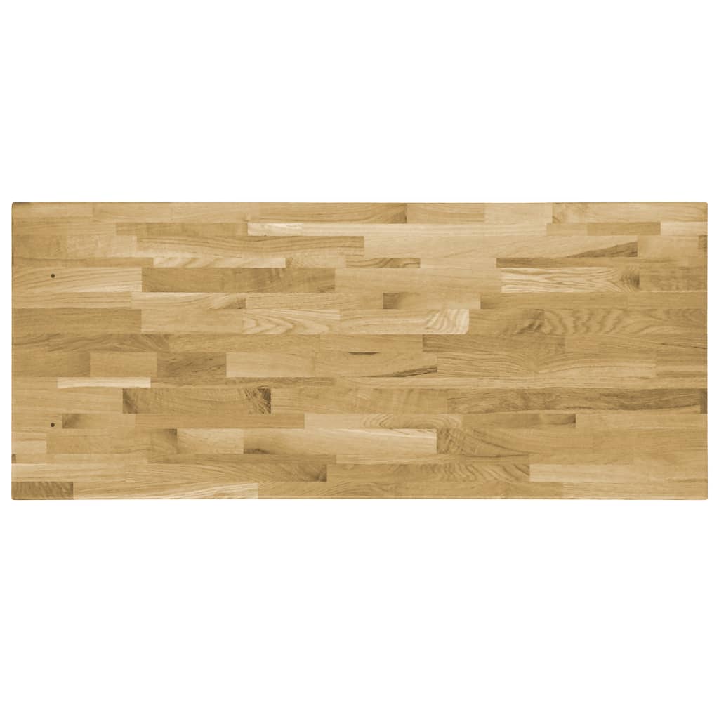 Pöytälevy kiinteä tammipuu suorakaide 44 mm 140x60 cm - Sisustajankoti.fi