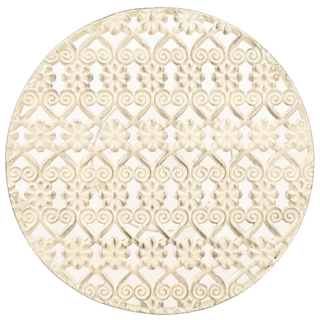 Kukkateline 3 osaa vintagetyylinen metalli antiikinvalkoinen - Sisustajankoti.fi