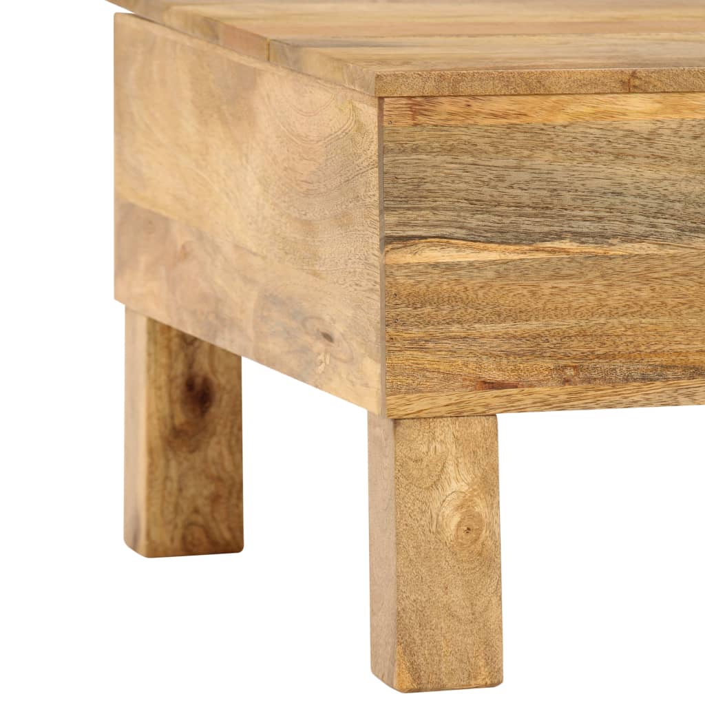 Sohvapöytä kiinteä mangopuu 110x55x35 cm - Sisustajankoti.fi