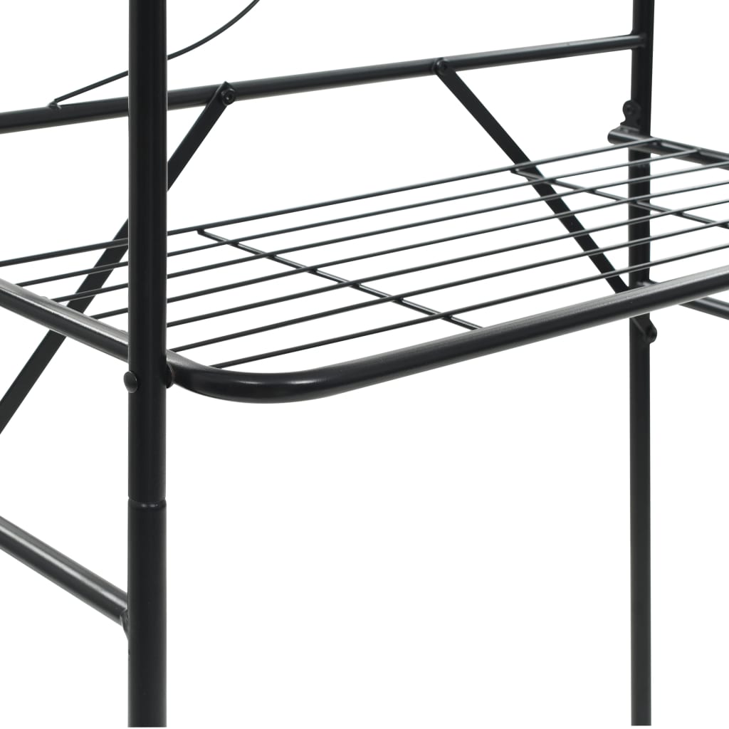 WC-hylly musta 60 x 33 x 174 cm - Sisustajankoti.fi