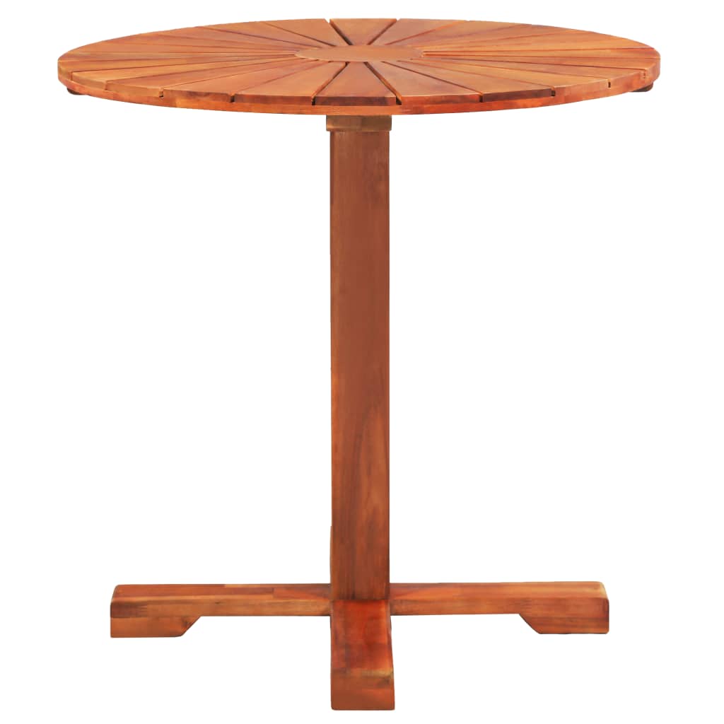 Bistropöytä 70x70 cm täysi akaasiapuu - Sisustajankoti.fi