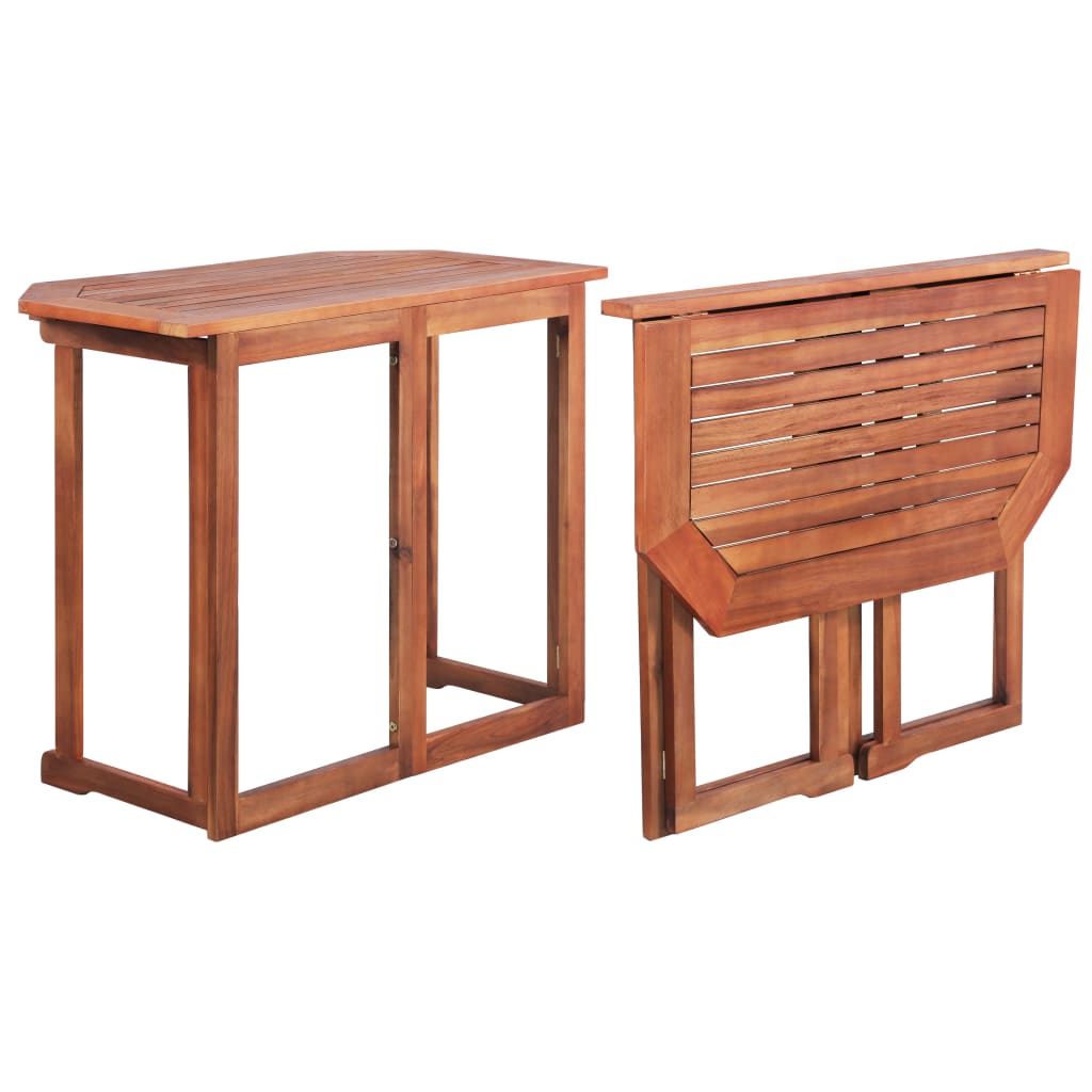 Bistropöytä 90x50x75 cm täysi akaasiapuu - Sisustajankoti.fi