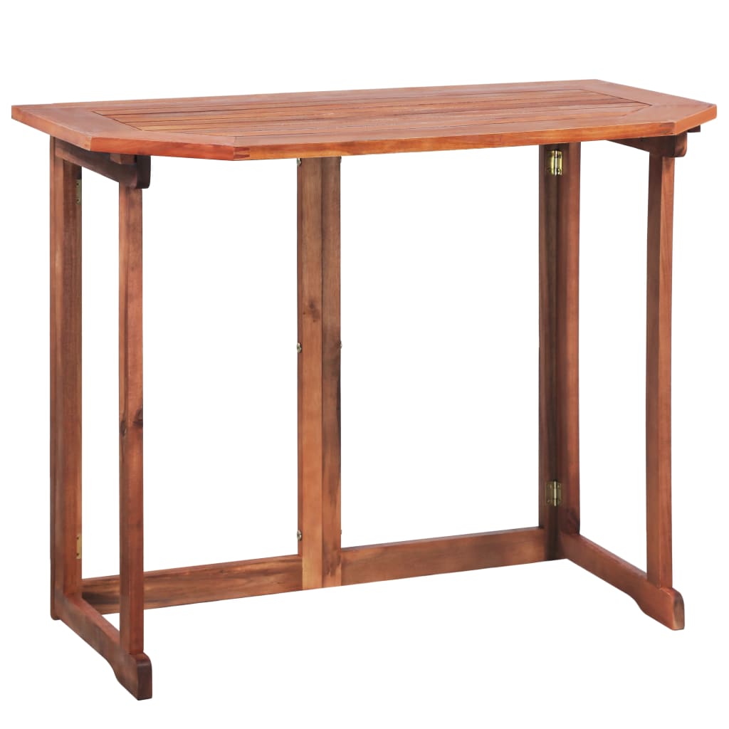 Bistropöytä 90x50x75 cm täysi akaasiapuu - Sisustajankoti.fi