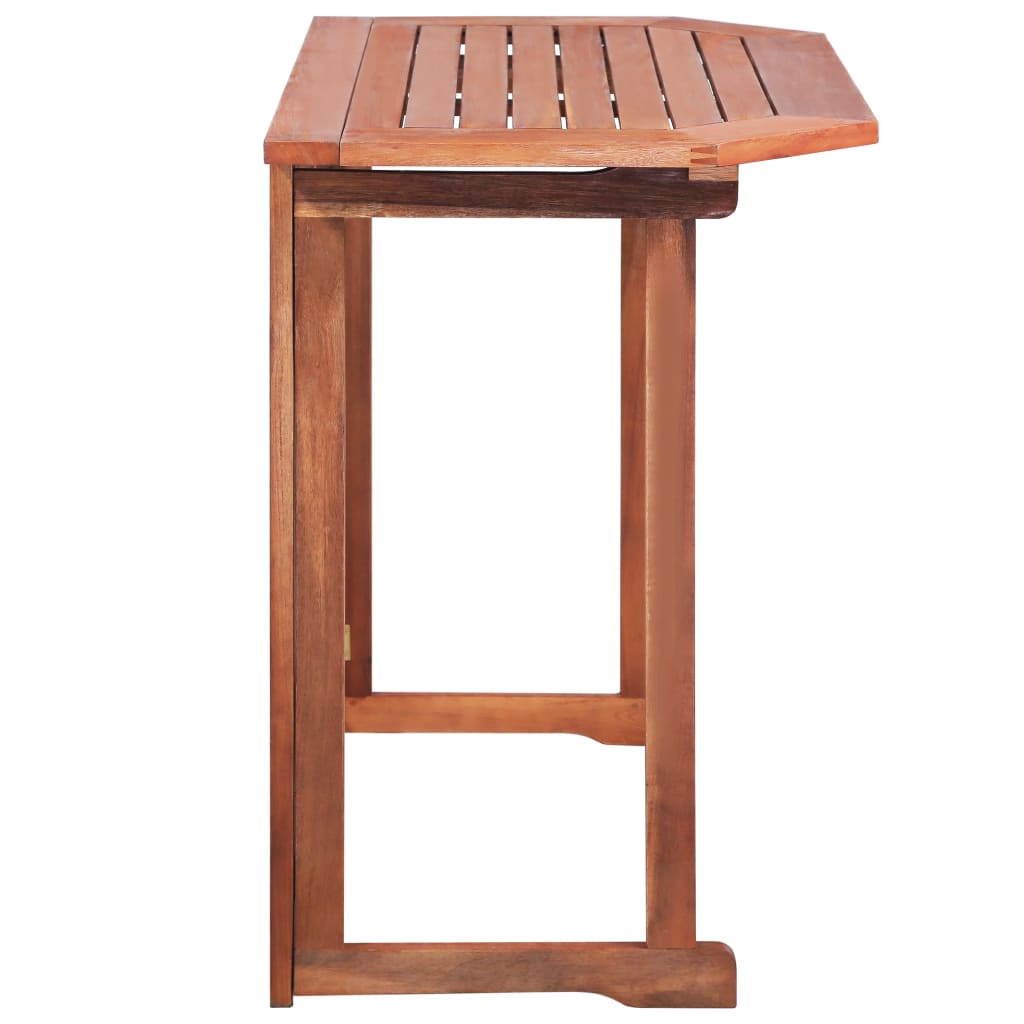 Bistropöytä 90x50x75 cm täysi akaasiapuu - Sisustajankoti.fi