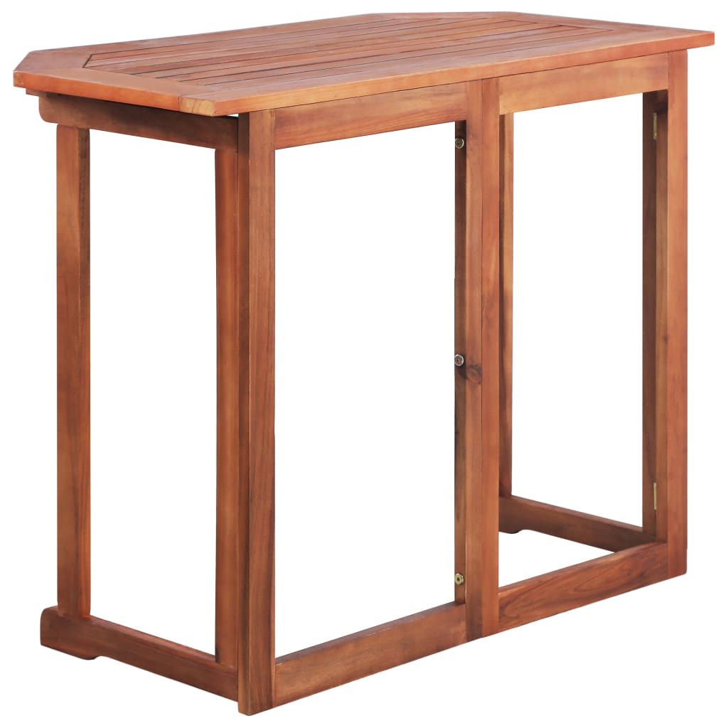 Bistropöytä 90x50x75 cm täysi akaasiapuu - Sisustajankoti.fi