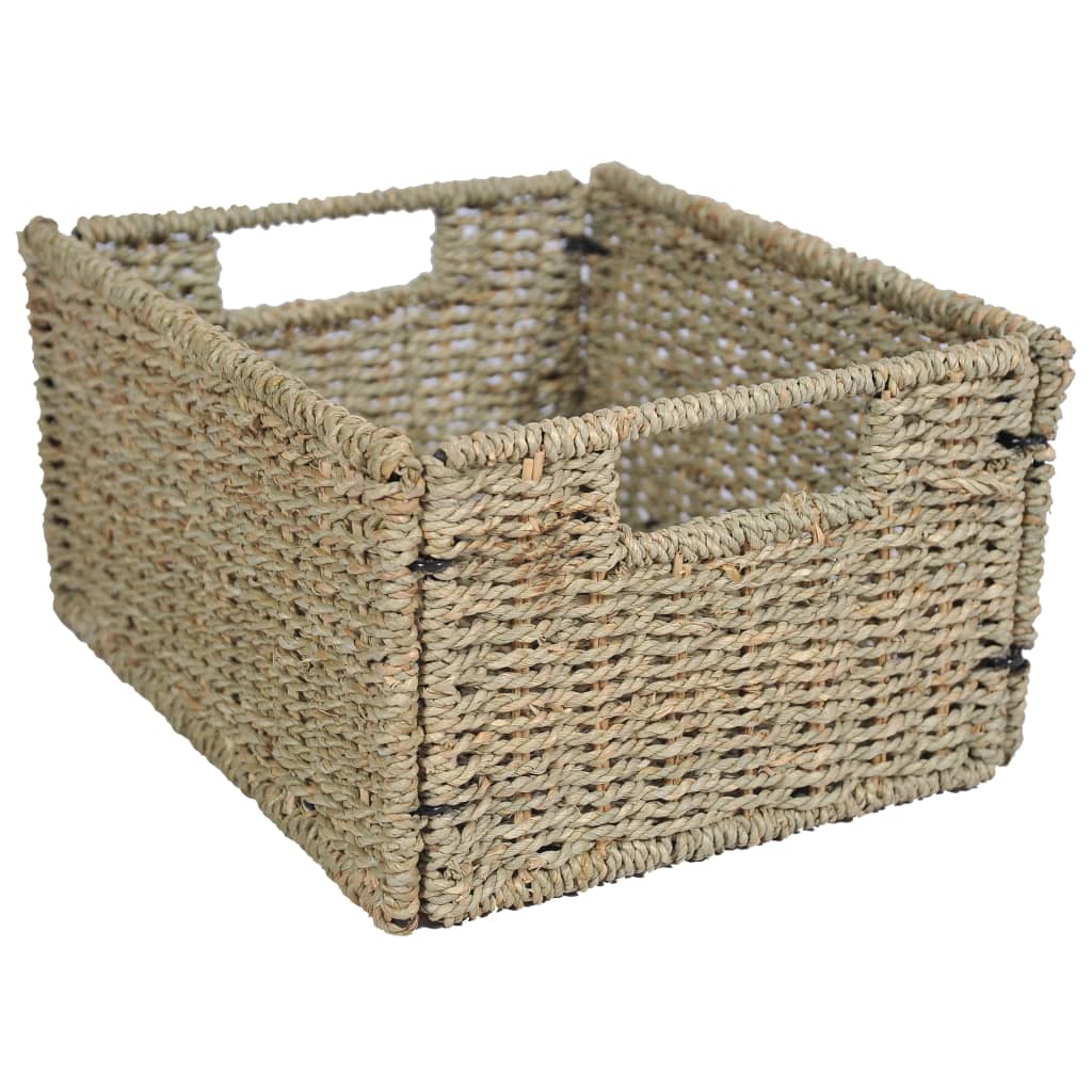 Kylpyhuoneen taso ja 2 koria tiikki 74x45x75 cm - Sisustajankoti.fi