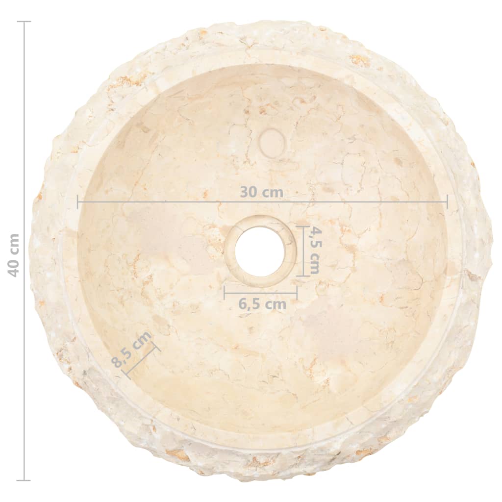 Pesuallas marmori 40x12 cm kerma - Sisustajankoti.fi