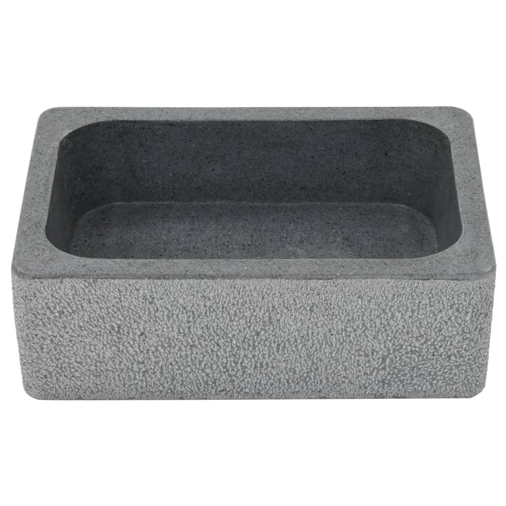 Pesuallas jokikivi 45x30x15 cm musta - Sisustajankoti.fi