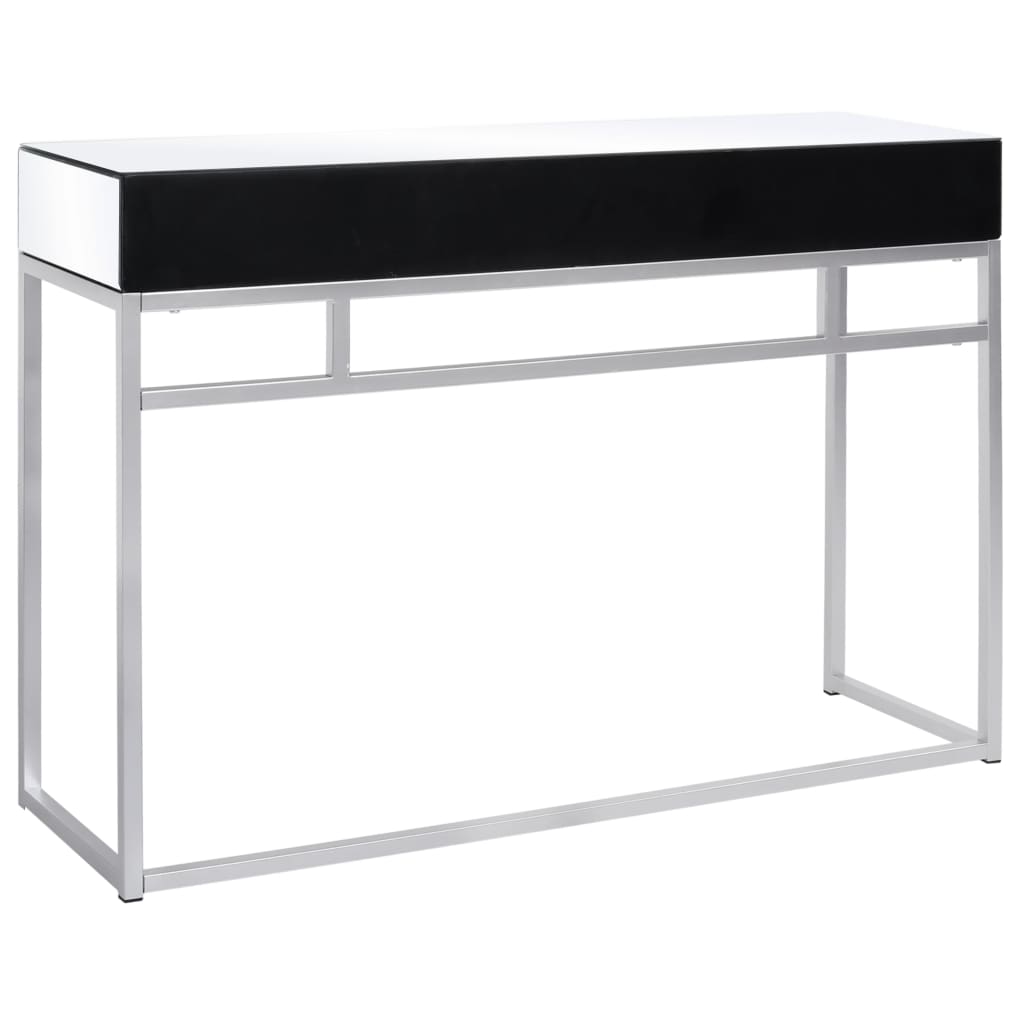 Heijastava konsolipöytä teräs ja lasi 107x33x77 cm - Sisustajankoti.fi