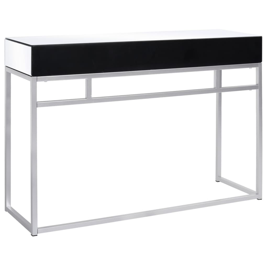Heijastava konsolipöytä teräs ja lasi 107x33x77 cm - Sisustajankoti.fi