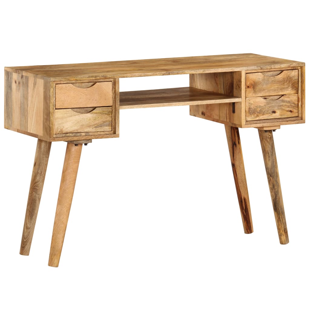 Kirjoituspöytä kiinteä mangopuu 115x47x76 cm - Sisustajankoti.fi
