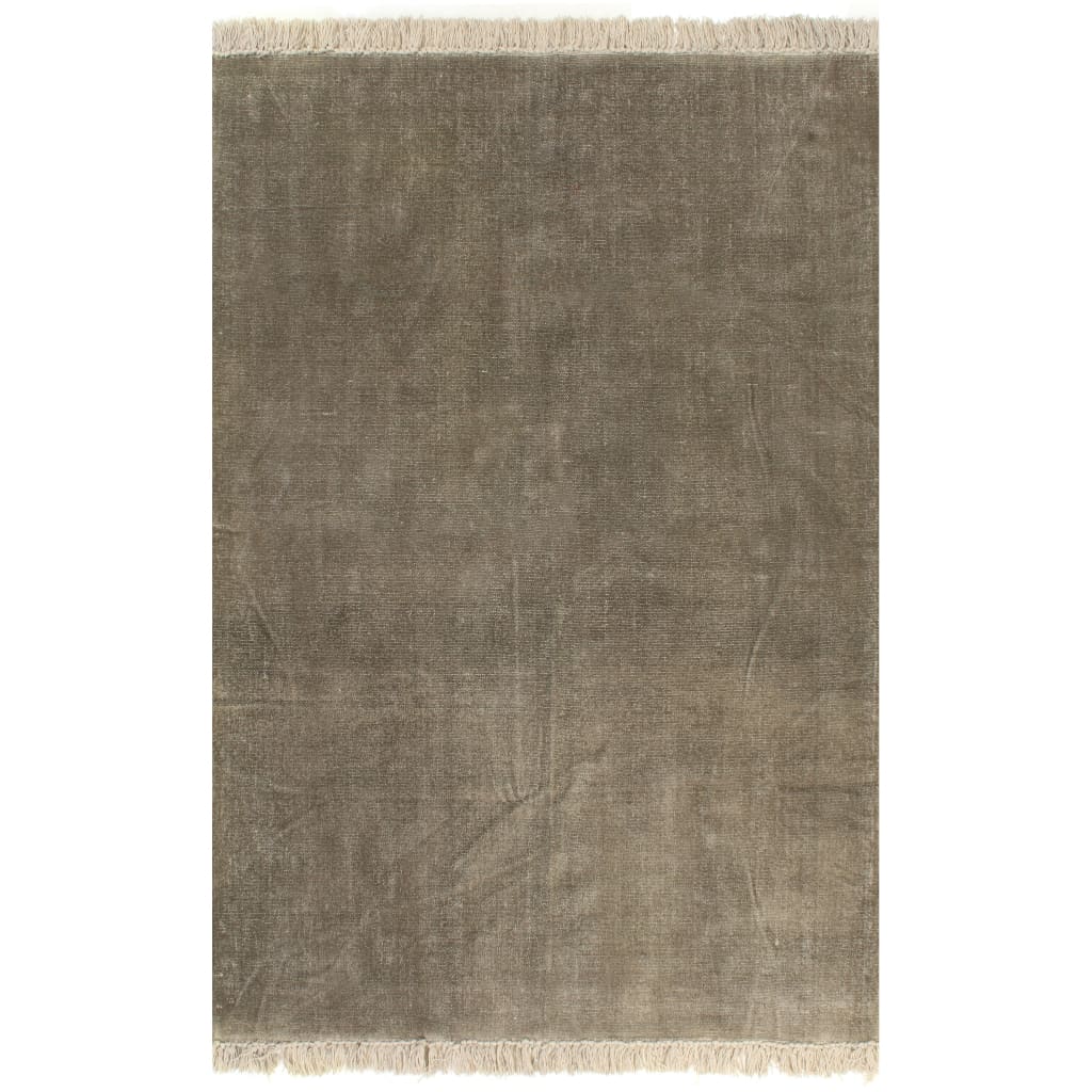 Kilim matto puuvilla 120x180 cm ruskeanharmaa - Sisustajankoti.fi