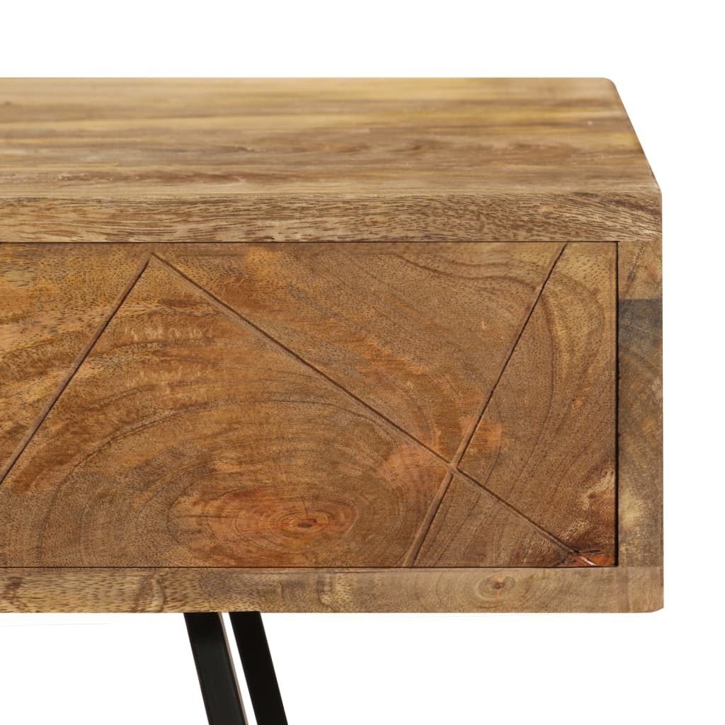 Kirjoituspöytä vetolaatikoilla kiinteä mangopuu 110x50x76 cm - Sisustajankoti.fi