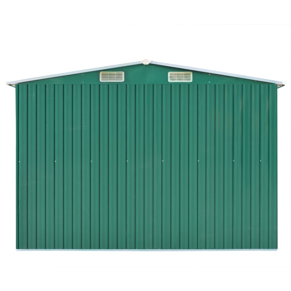 Puutarhavaja 257x580x181 cm metalli vihreä - Sisustajankoti.fi