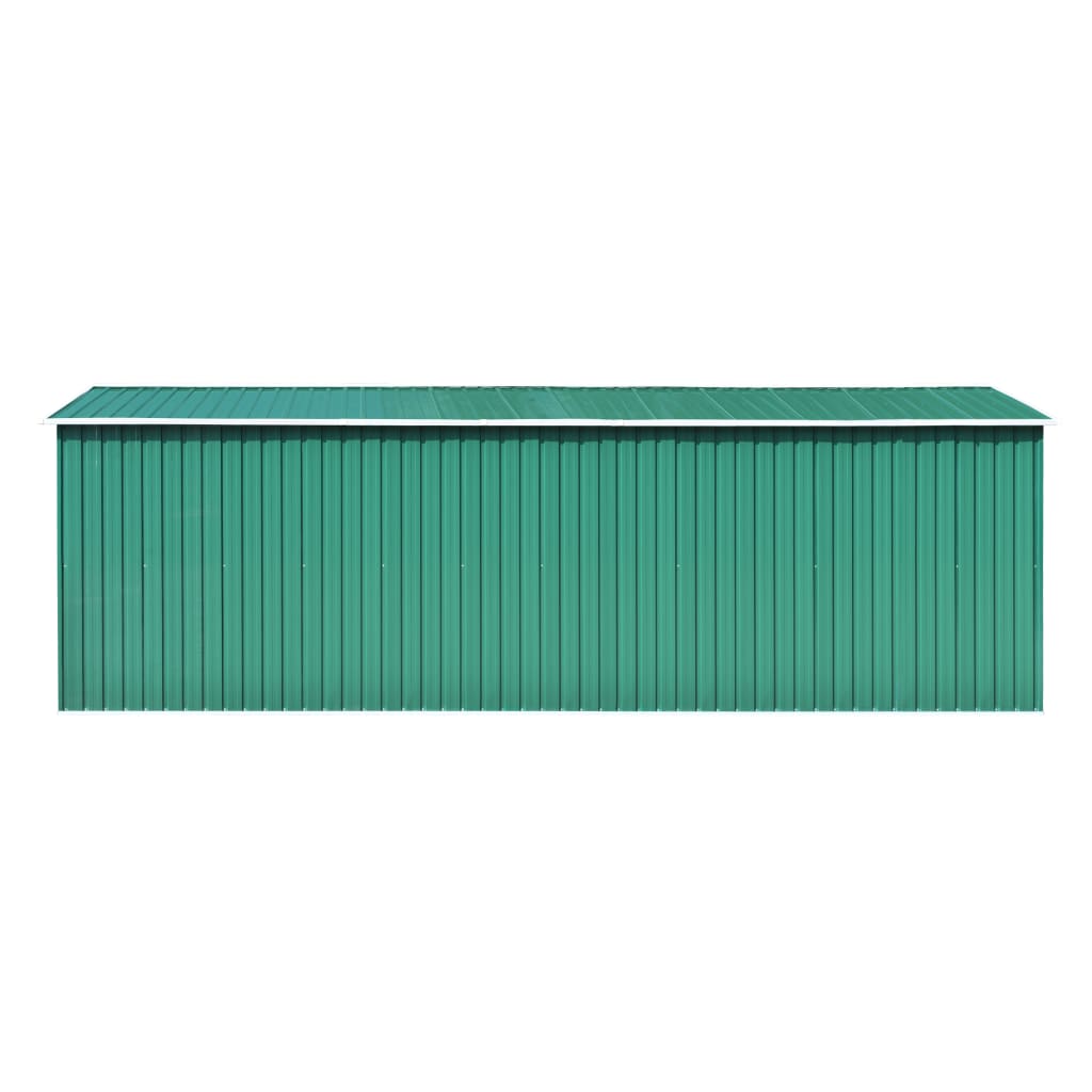 Puutarhavaja 257x580x181 cm metalli vihreä - Sisustajankoti.fi