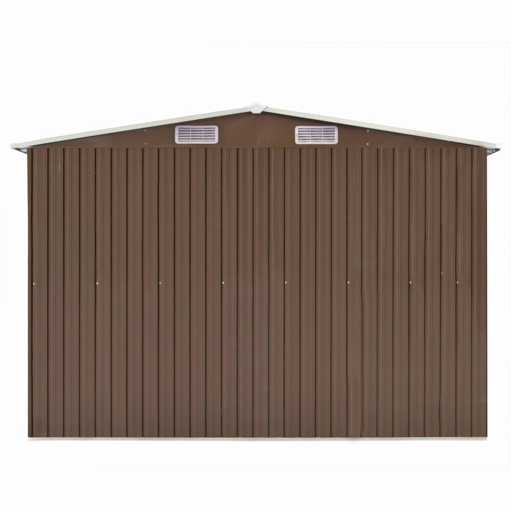 Puutarhavaja 257x580x181 cm metalli ruskea - Sisustajankoti.fi