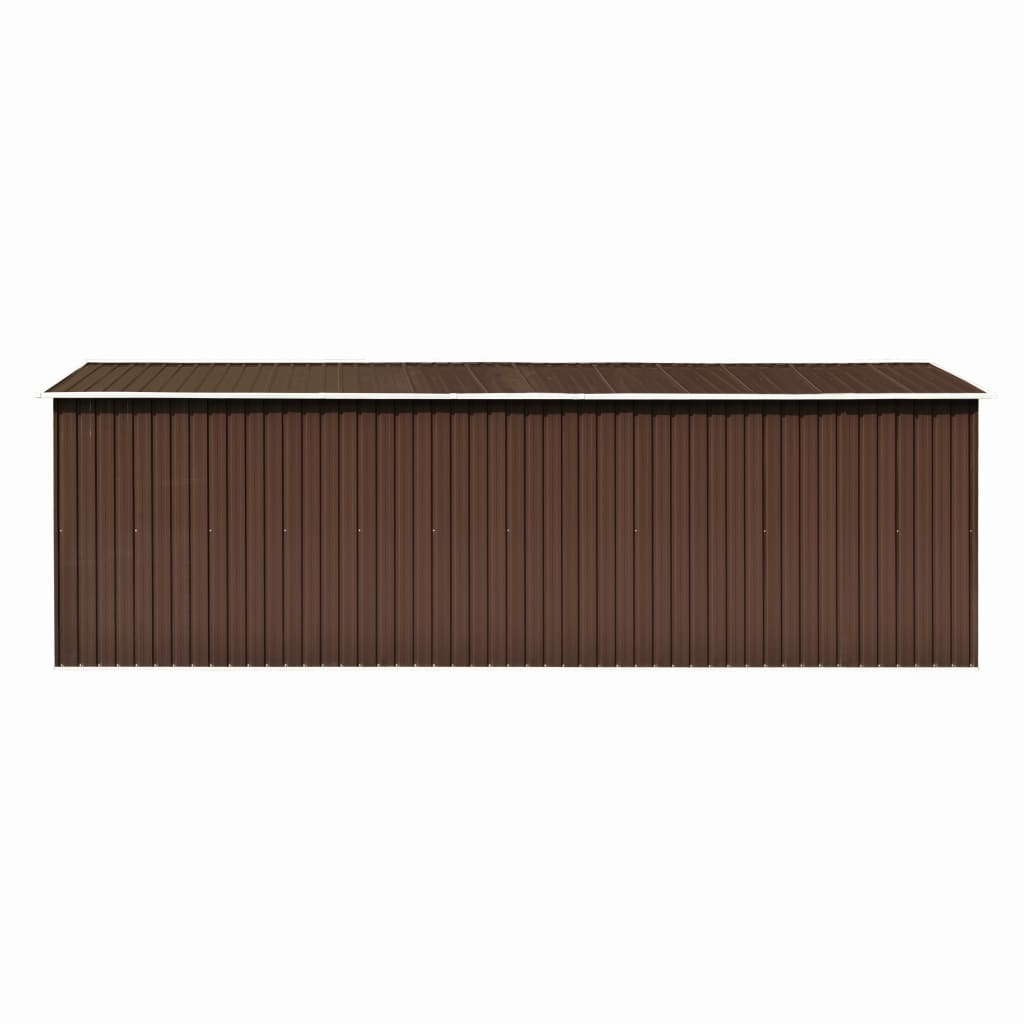 Puutarhavaja 257x580x181 cm metalli ruskea - Sisustajankoti.fi