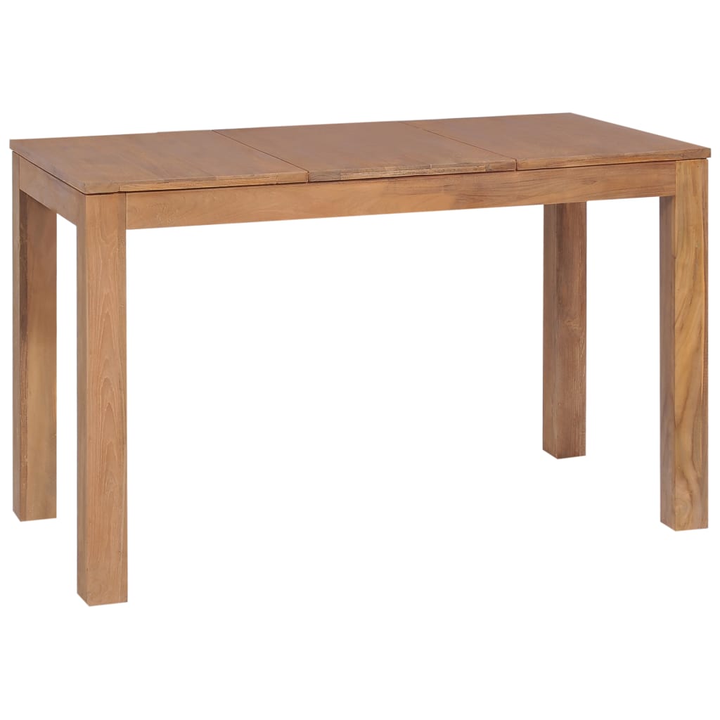 Ruokapöytä tiikki luonnollinen viimeistely 120x60x76cm - Sisustajankoti.fi