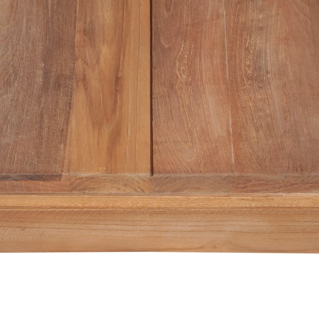 Konsolipöytä tiikki luonnollinen viimeistely 110x35x76 cm - Sisustajankoti.fi